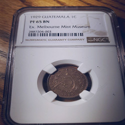 Top Pop Guatemala 1929 Un Centavo Proof 65 Only One With Pedegree NGC | eBay